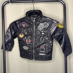The Children's Place Jacket with Biker Patches